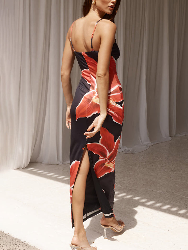 Delilah | Boho Floral Maxi Dress Print