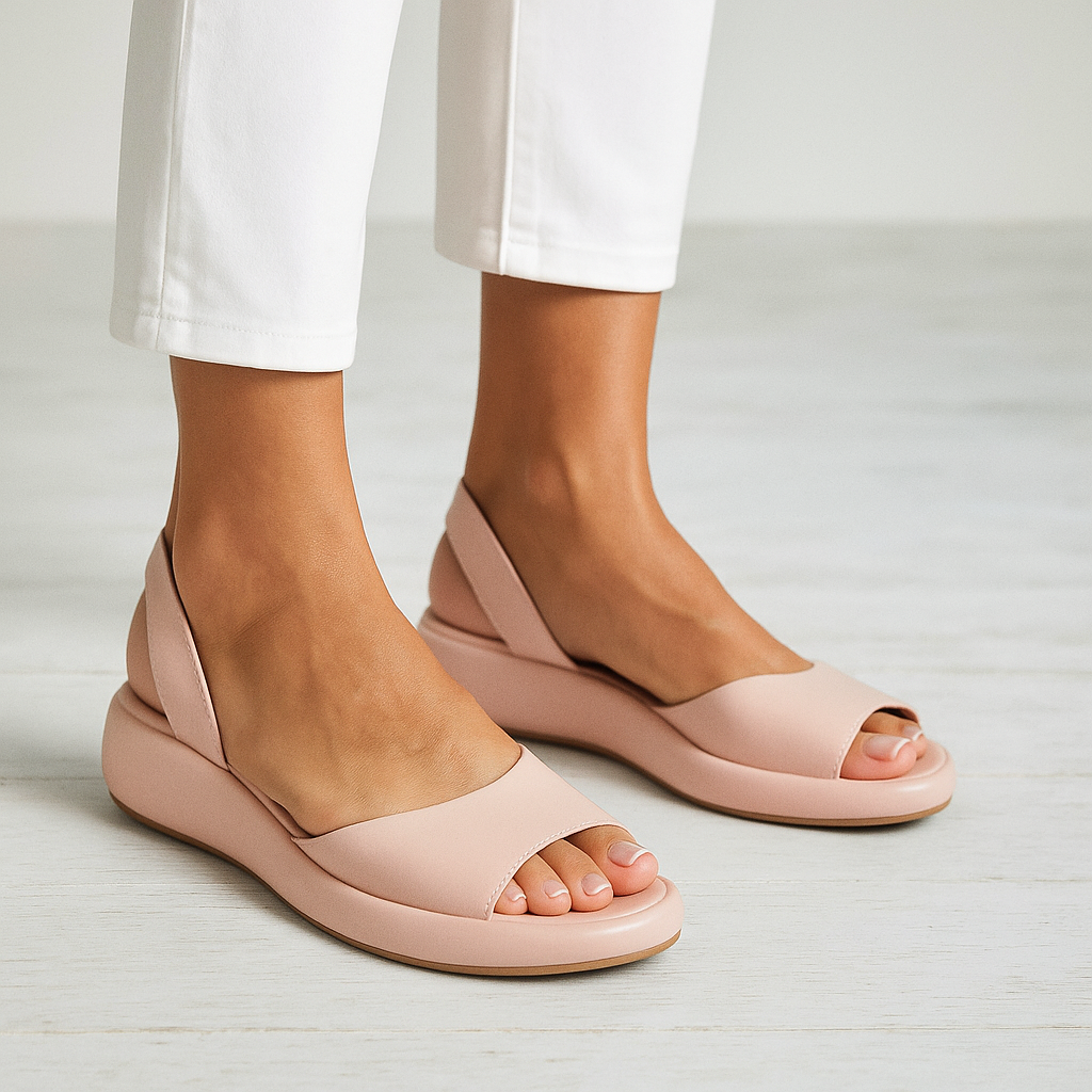 Women's Orthopedic Platform Slingback Sandals Wide Strap