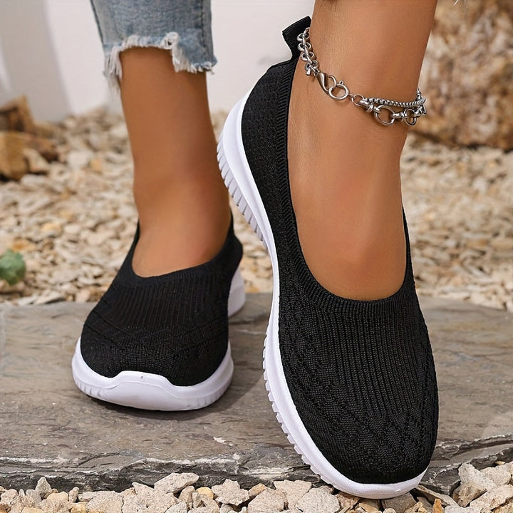 Women's Orthopedic Slip-On Sneakers with Round Toe