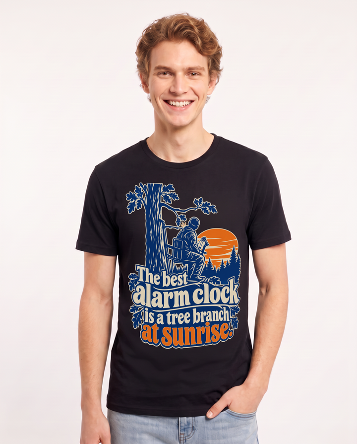 Hunting Black T-Shirt for Men – Everyday Expression Graphic Tee product image 3