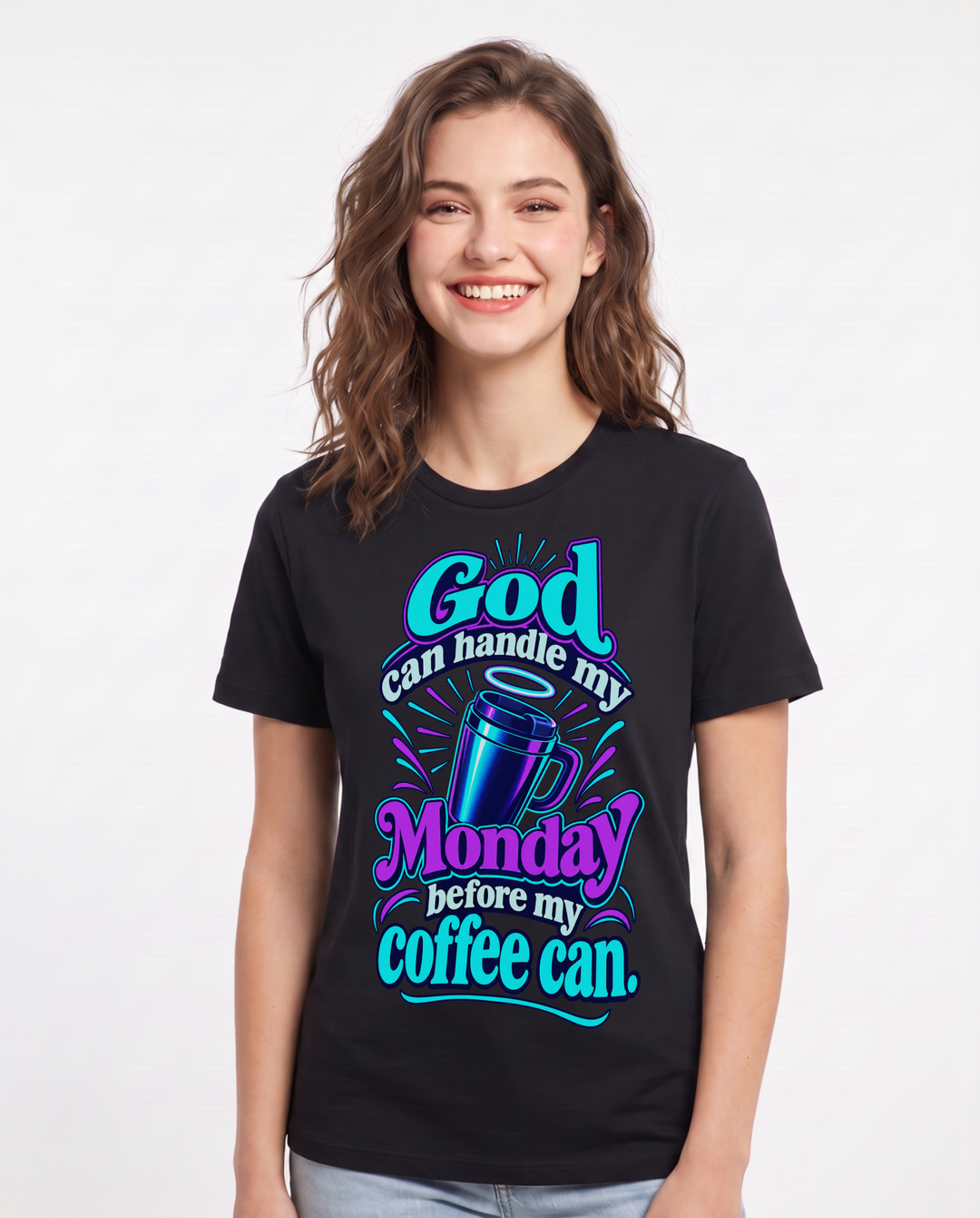 Christian Faith Black T-Shirt for Women – Everyday Expression Graphic Tee product image 3