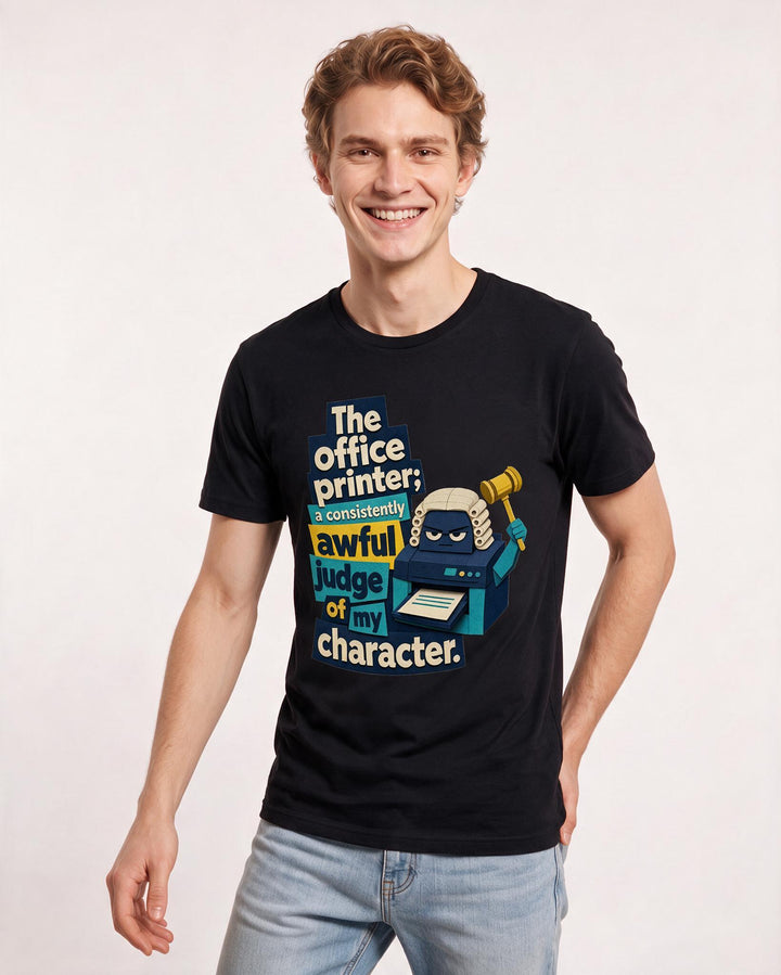 Meme Black T-Shirt for Men – Everyday Expression Graphic Tee product image 3