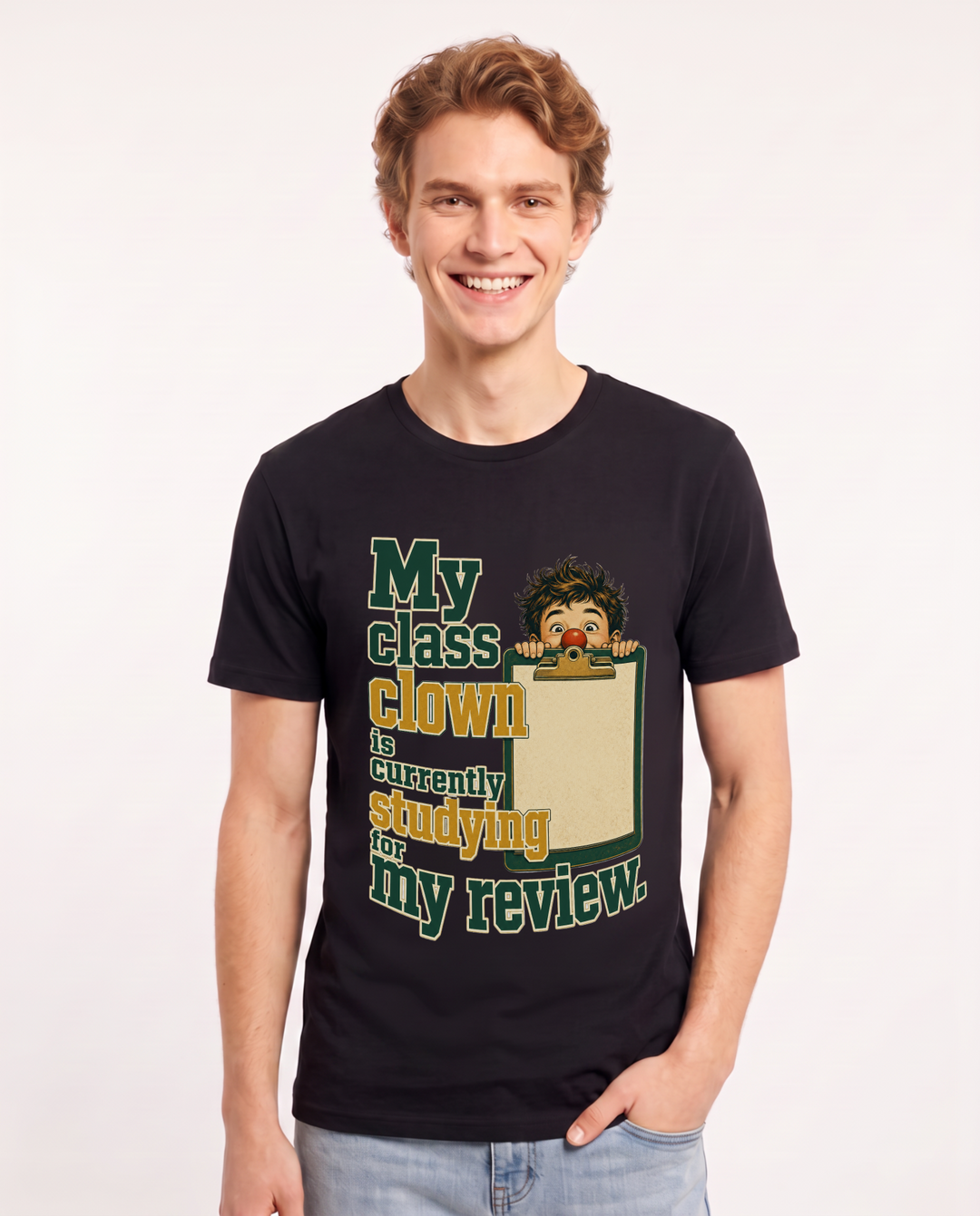 Teacher Black T-Shirt for Men – Everyday Expression Graphic Tee product image 3