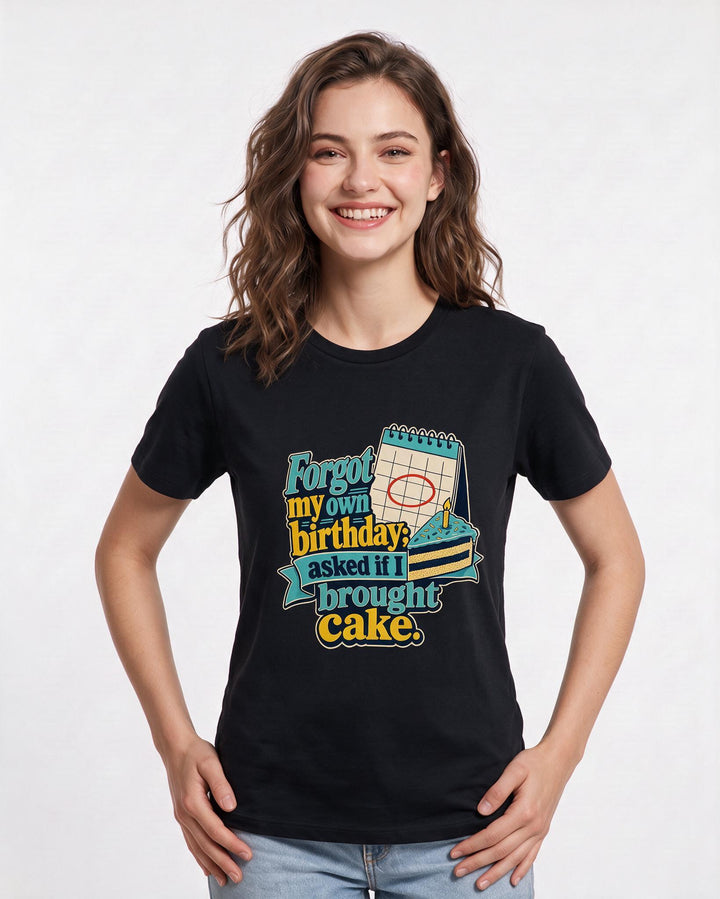 Meme Black T-Shirt for Women – Everyday Expression Graphic Tee product image 3