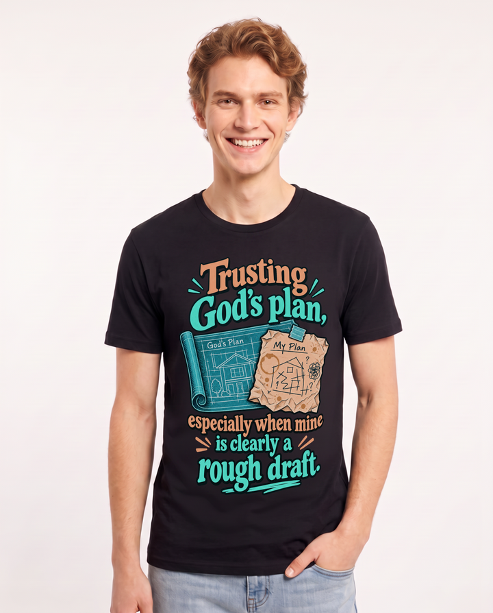 Christian Faith Black T-Shirt for Men – Everyday Expression Graphic Tee product image 3