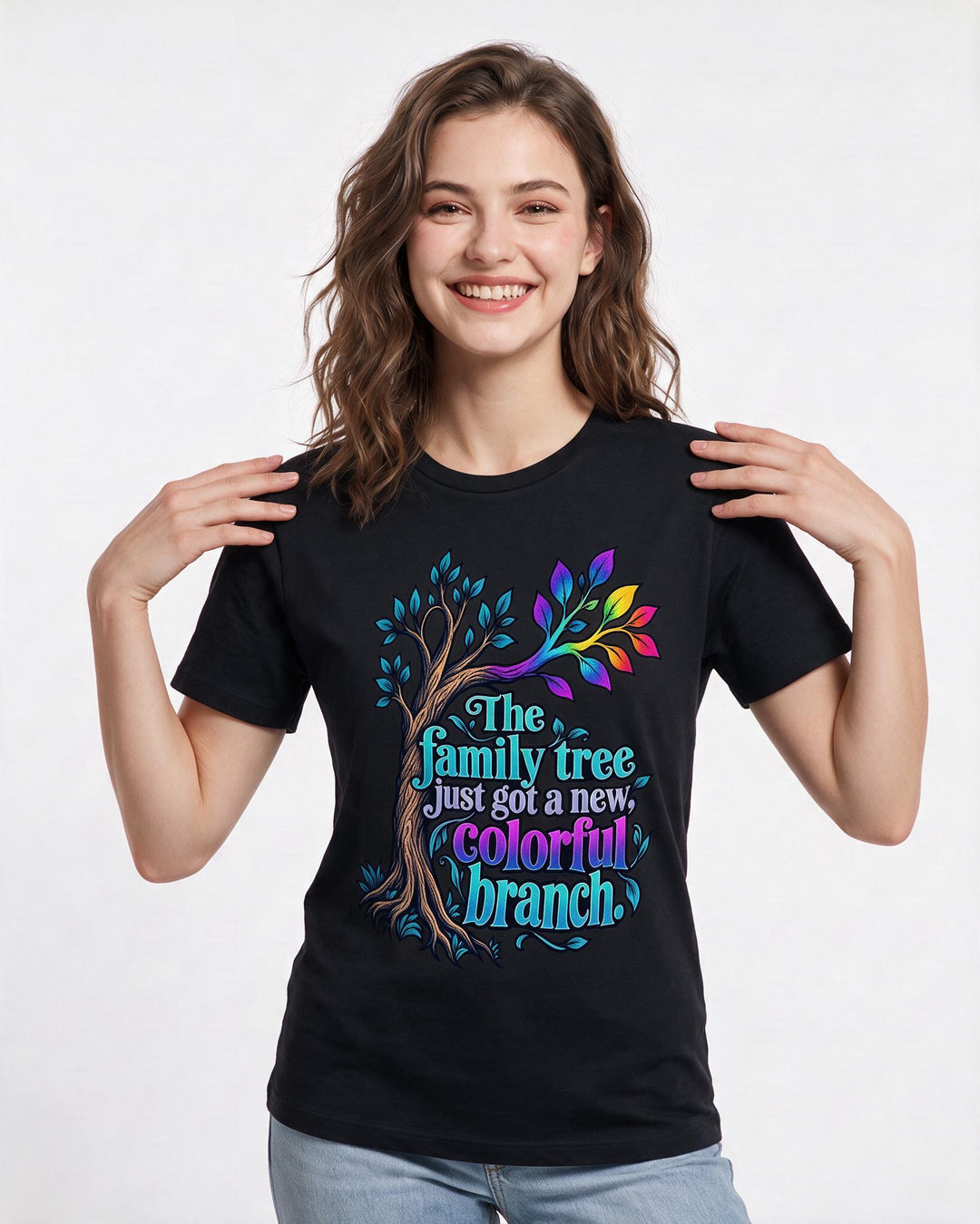 Pride Black T-Shirt for Women – Everyday Expression Graphic Tee product image 1