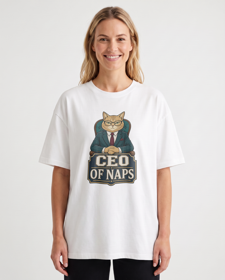 Ceo Of Naps White T-Shirt mockup 1