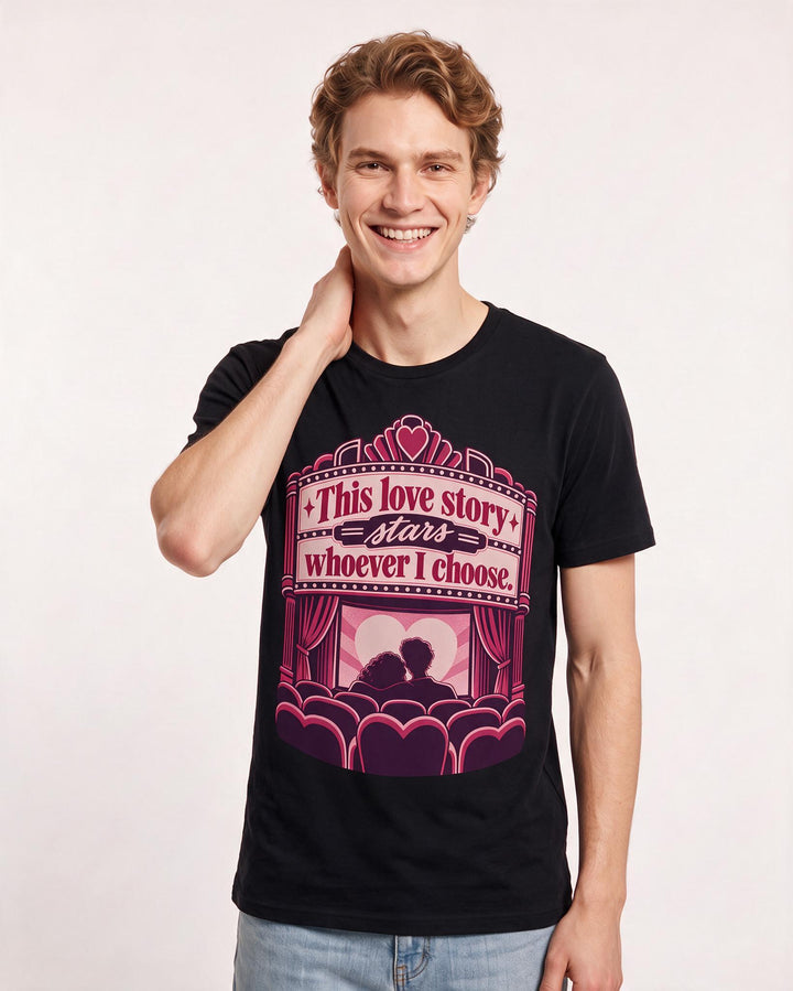 Pride Black T-Shirt for Men – Everyday Expression Graphic Tee product image 1
