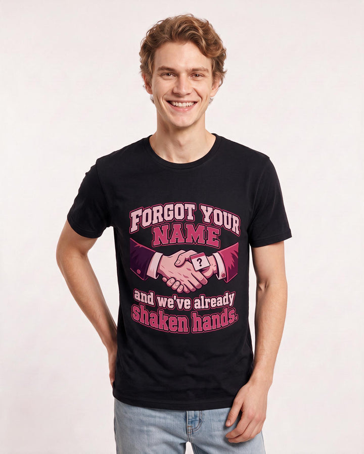 Meme Black T-Shirt for Men – Everyday Expression Graphic Tee product image 1