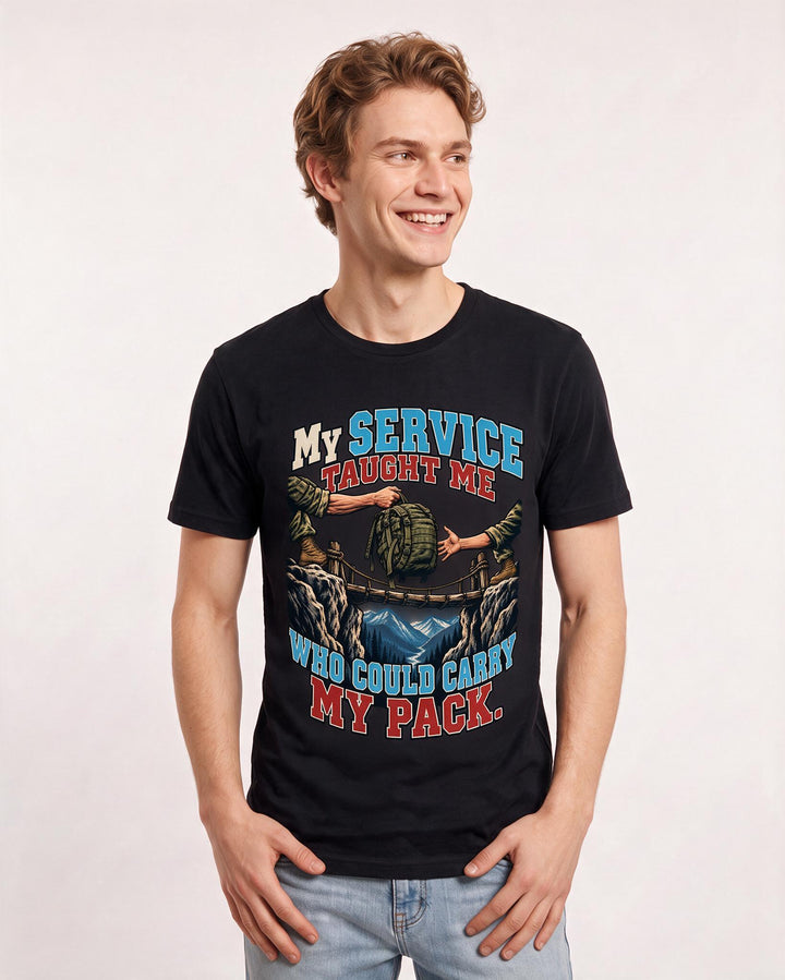 Veteran Black T-Shirt for Men – Everyday Expression Graphic Tee product image 1