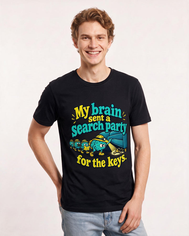 Meme Black T-Shirt for Men – Everyday Expression Graphic Tee product image 1