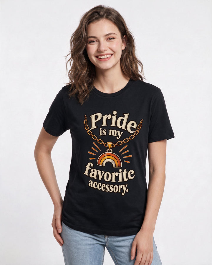 Pride Black T-Shirt for Women – Everyday Expression Graphic Tee product image 1