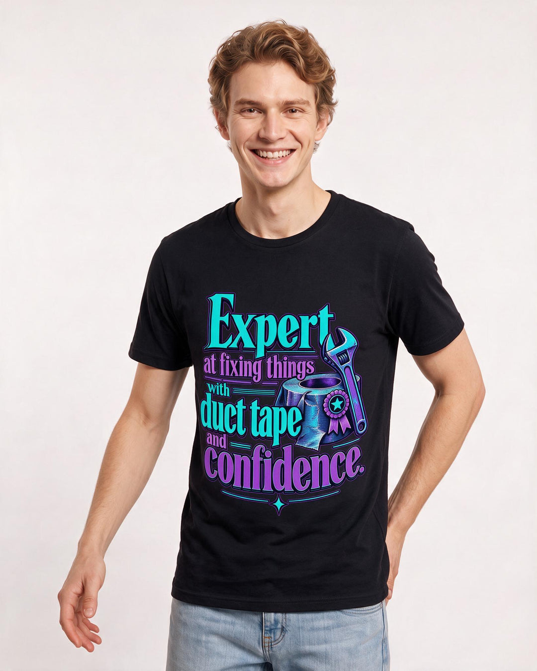 Mom Black T-Shirt for Men – Everyday Expression Graphic Tee product image 1