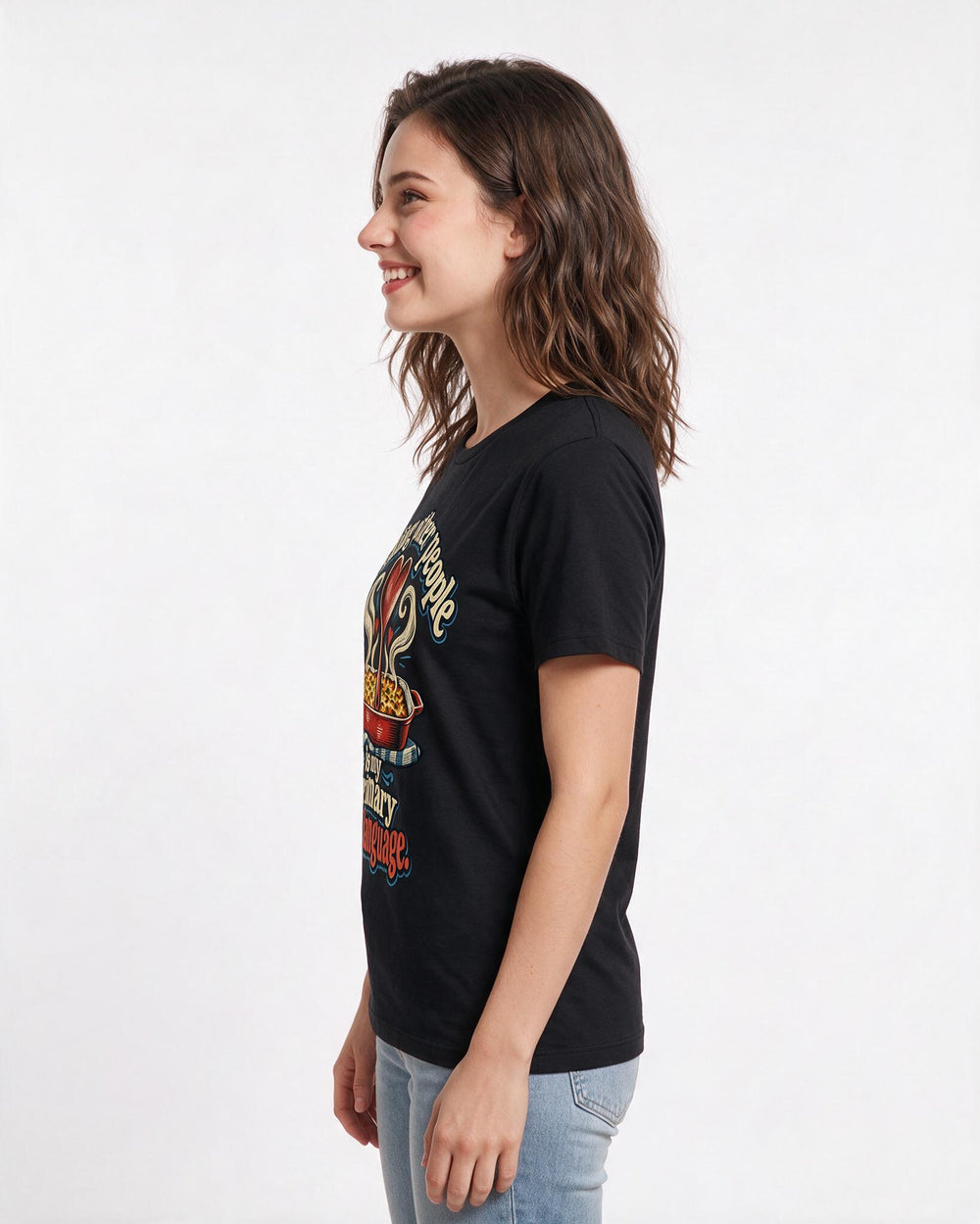 Mom Black T-Shirt for Women – Everyday Expression Graphic Tee product image 2
