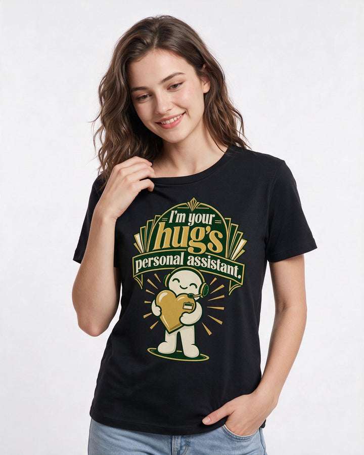Grandparent Black T-Shirt for Women – Everyday Expression Graphic Tee product image 1