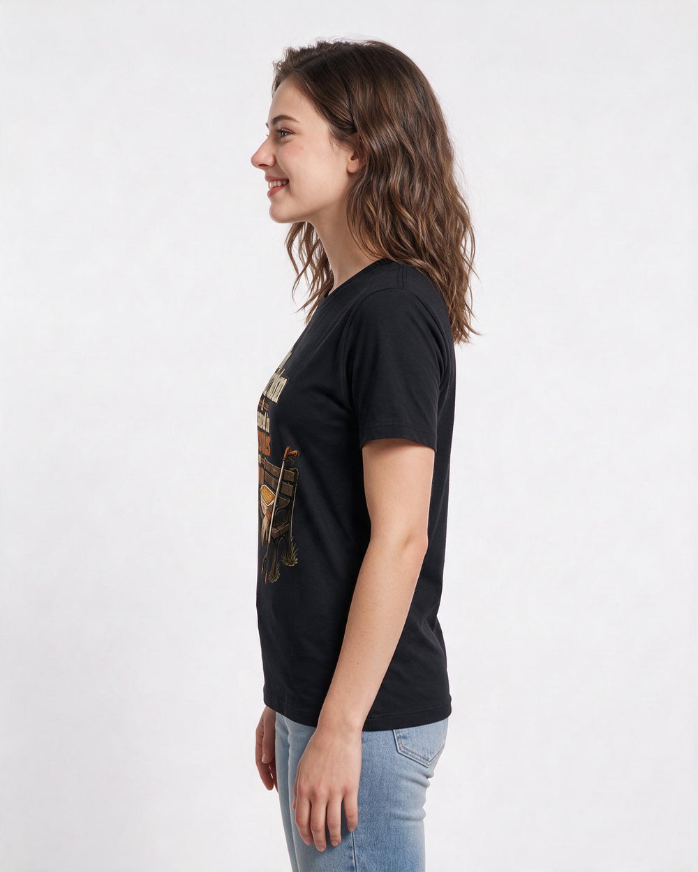 Patriotic Women's Black T-Shirt – My patriotism is measured in casseroles and cleaned-up parks. product image 2
