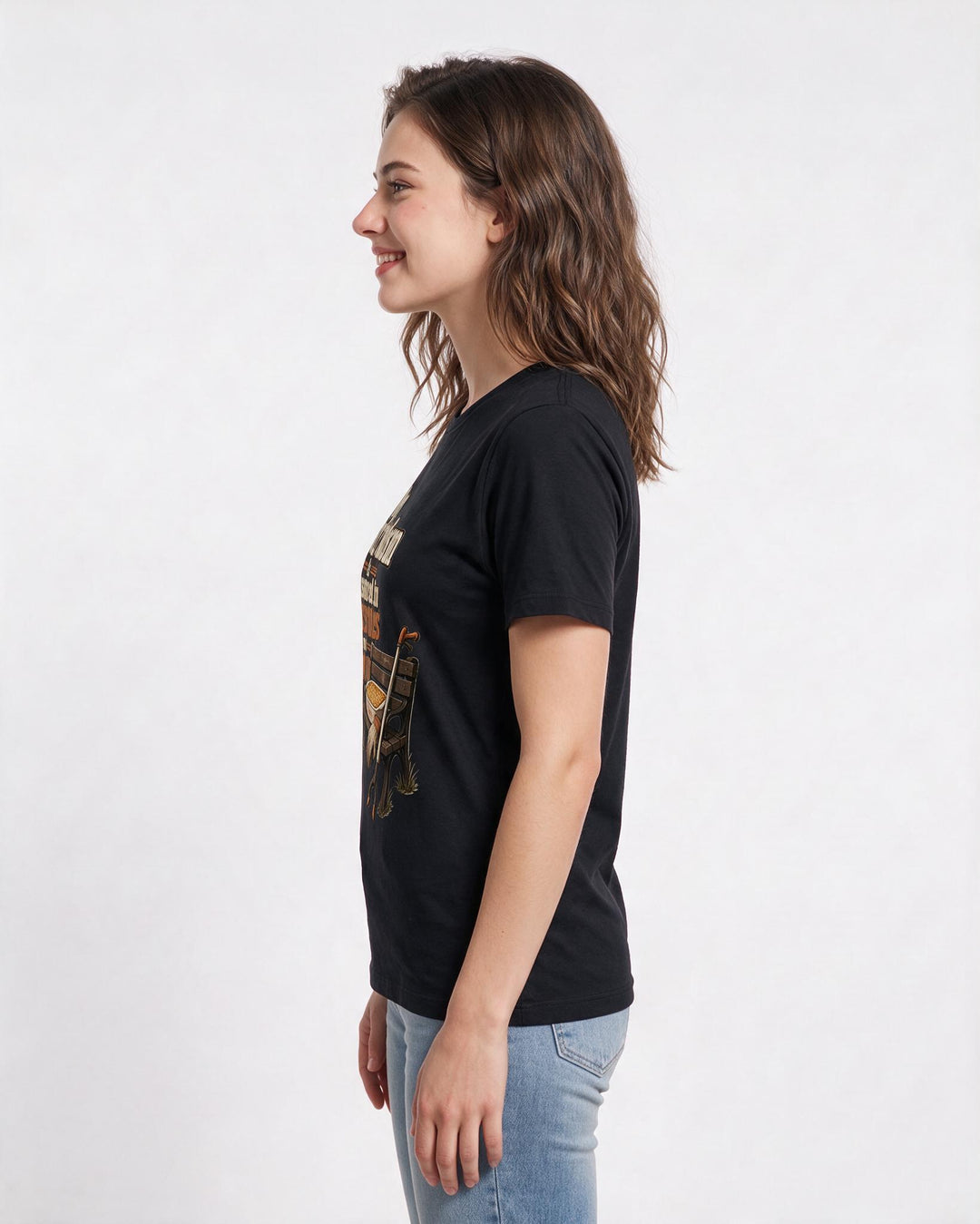 Patriotic Women's Black T-Shirt – My patriotism is measured in casseroles and cleaned-up parks. product image 2