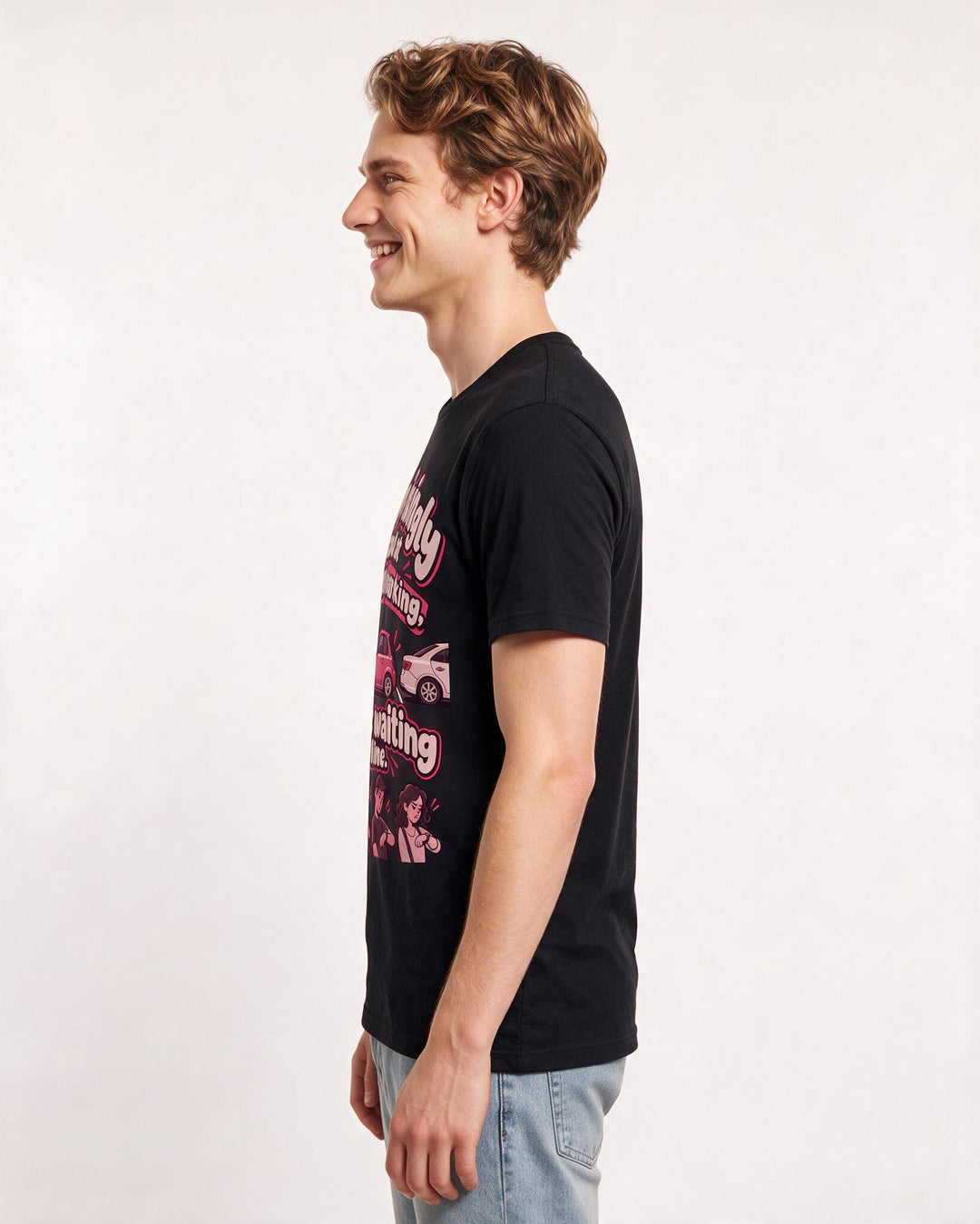 Neurodiversity Black T-Shirt for Men – Everyday Expression Graphic Tee product image 2