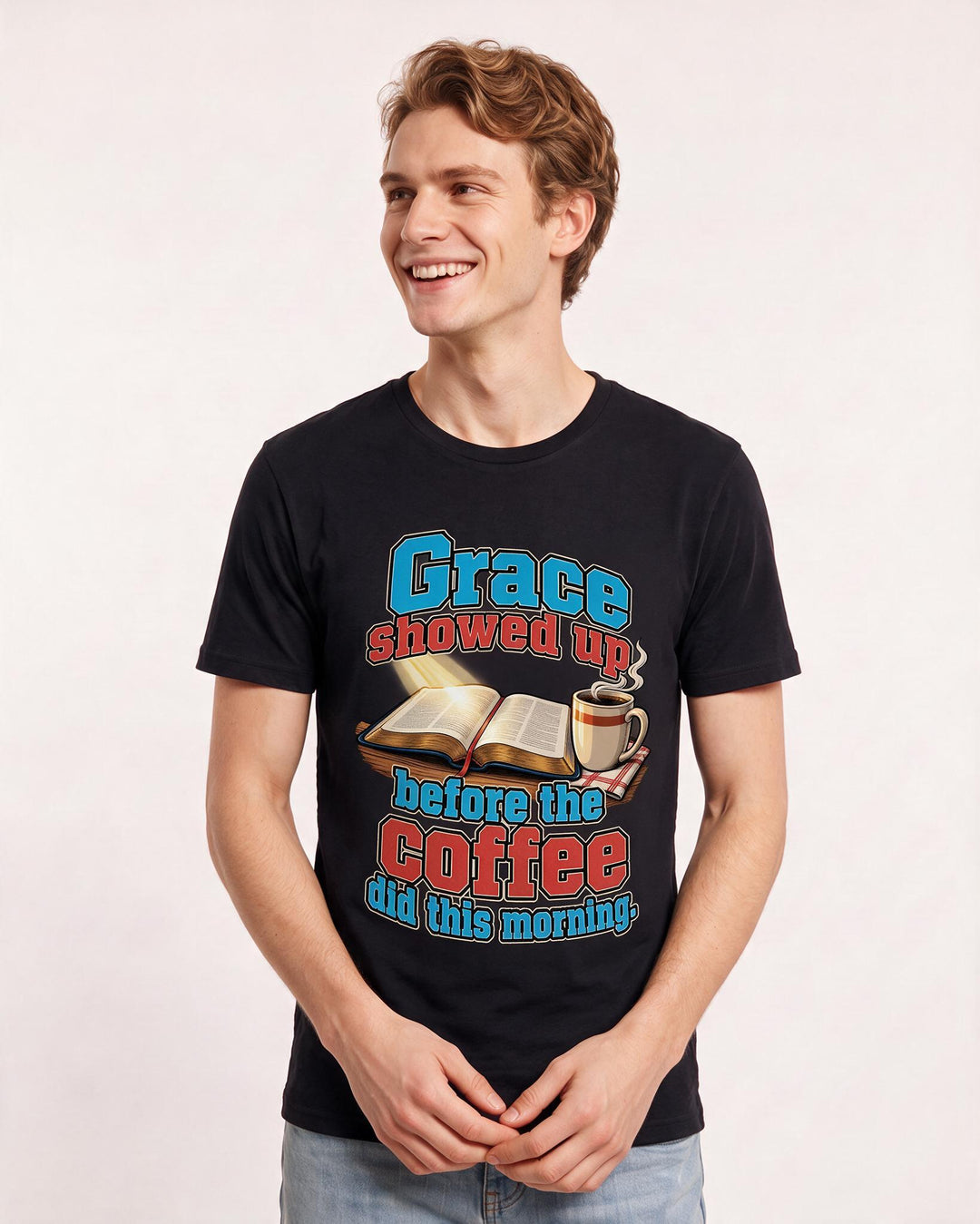 Christian Faith Black T-Shirt for Men – Everyday Expression Graphic Tee product image 1