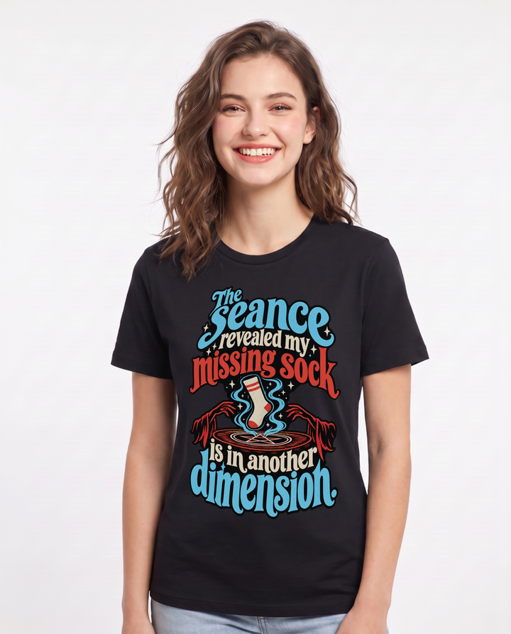 Halloween Black T-Shirt for Women – Halloween Theme Graphic Tee product image 3