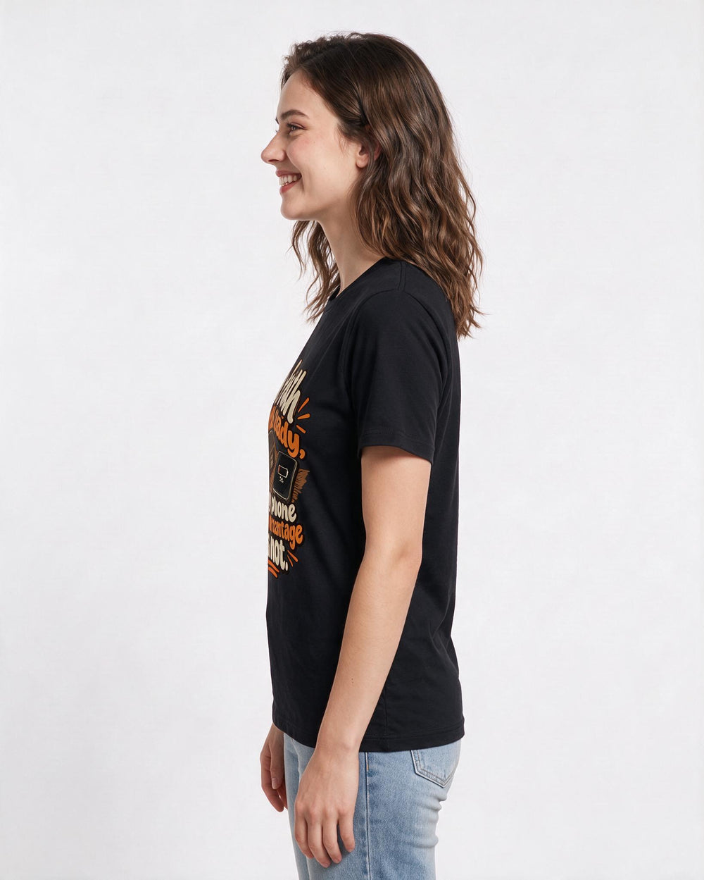 Christian Faith Black T-Shirt for Women – Everyday Expression Graphic Tee product image 2