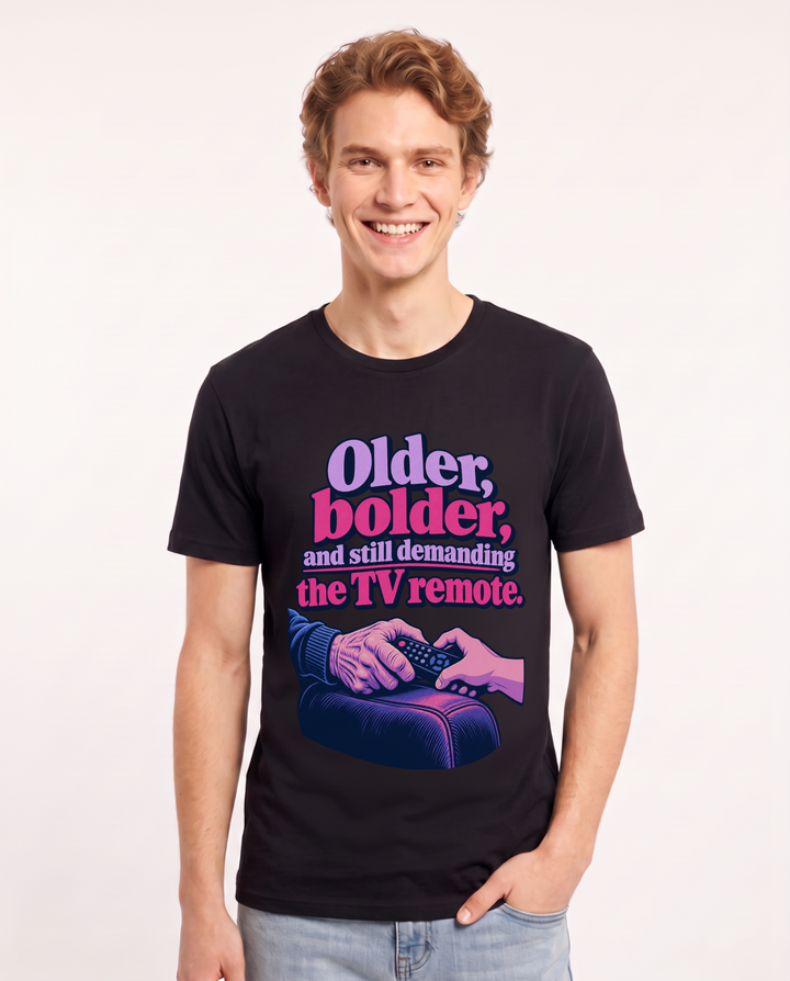 Grandparent Black T-Shirt for Men – Everyday Expression Graphic Tee product image 3