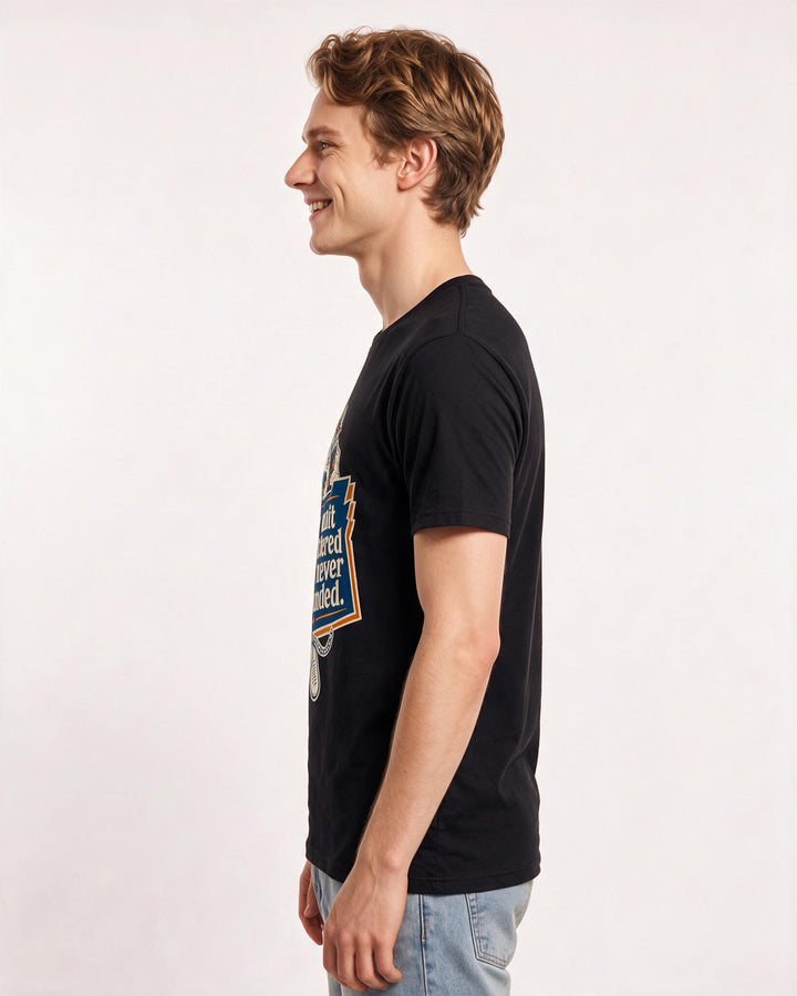 Graphic Men's Black T-Shirt - My unit is scattered but never product image 2