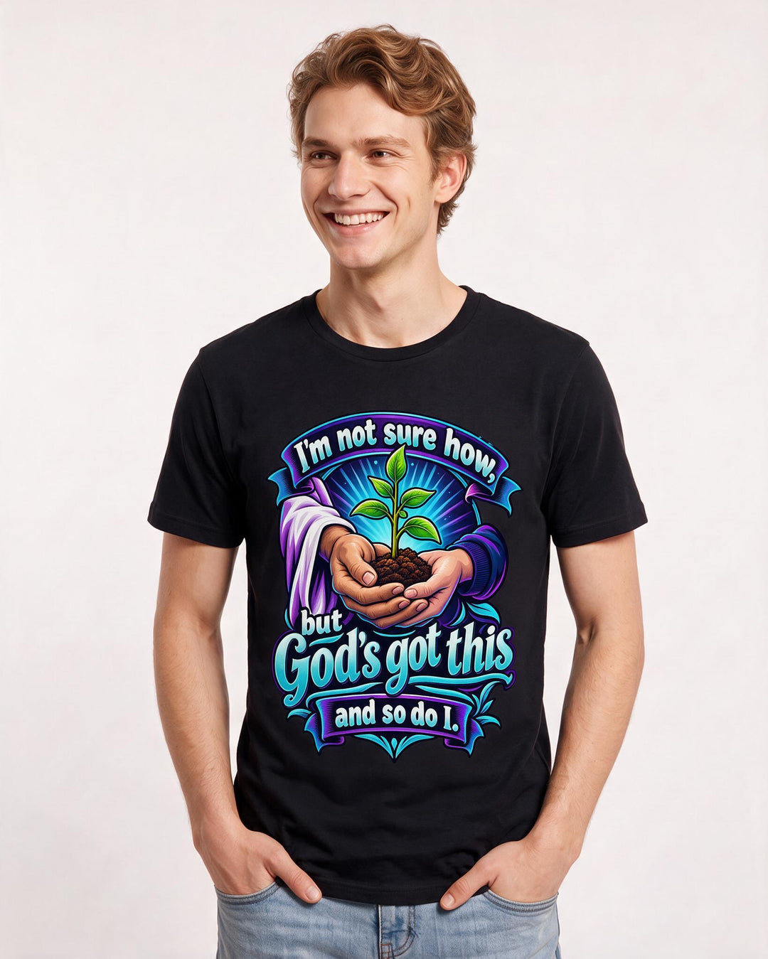 Christian Faith Black T-Shirt for Men – Everyday Expression Graphic Tee product image 1
