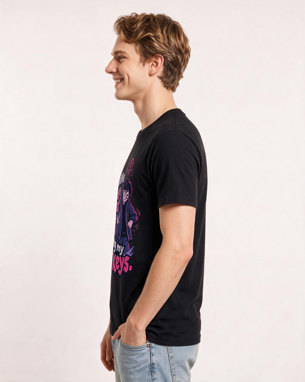 Gaming Black T-Shirt for Men – Game Night Graphic Tee product image 2