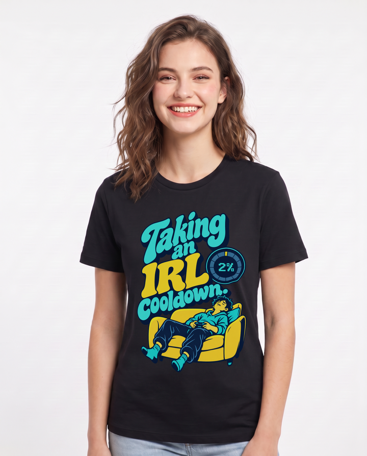 Gaming Black T-Shirt for Women – Game Night Graphic Tee product image 3