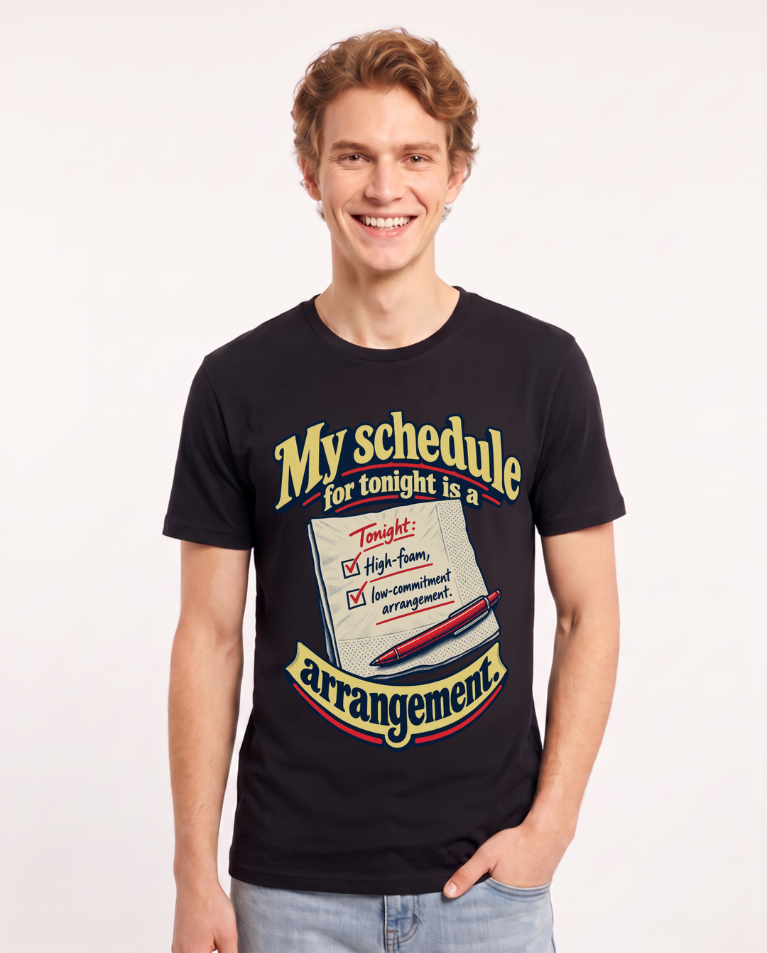 Beer Black T-Shirt for Men – Everyday Expression Graphic Tee product image 3