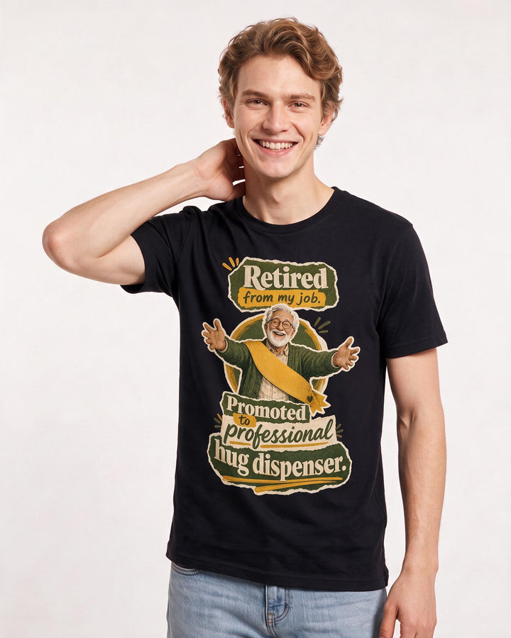 Family Black T-Shirt for Men – Everyday Expression Graphic Tee product image 1