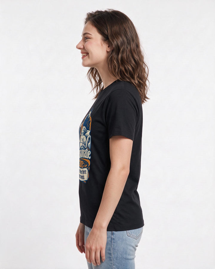 Nurse Black T-Shirt for Women – Nursing Life Graphic Tee product image 2