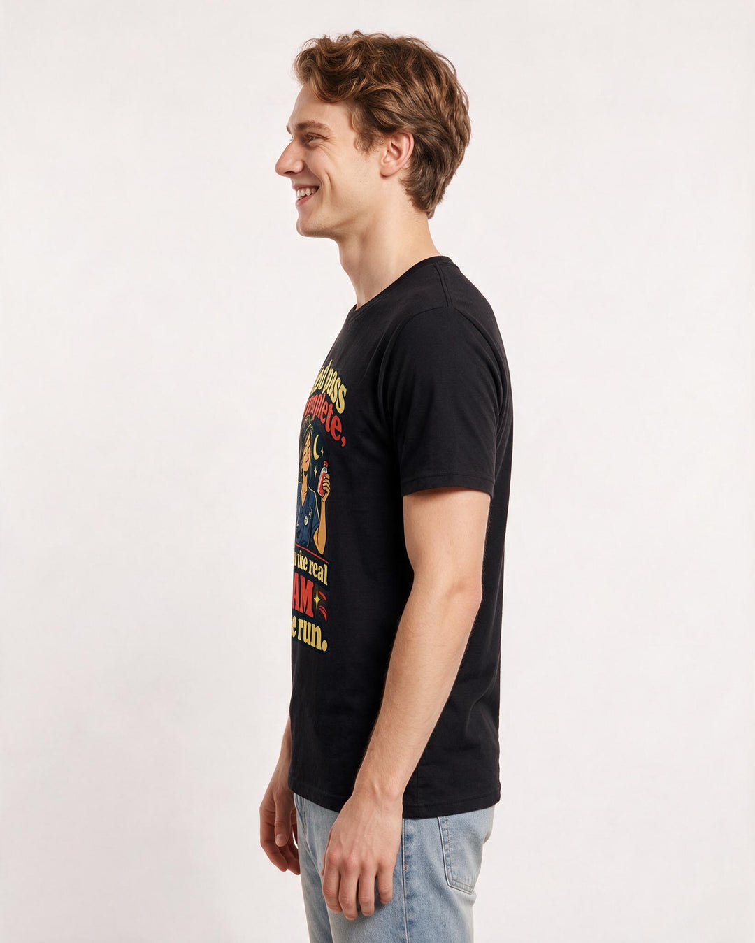 Nurse Black T-Shirt for Men – Nursing Life Graphic Tee product image 2