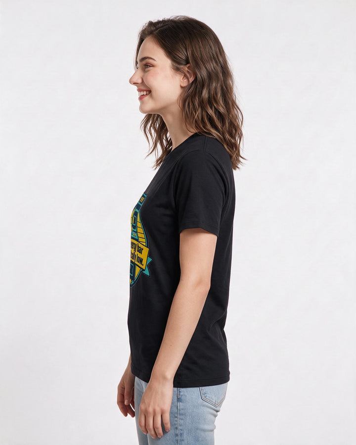 Gaming Women's Black T-Shirt - My energy bar is critically low. product image 2
