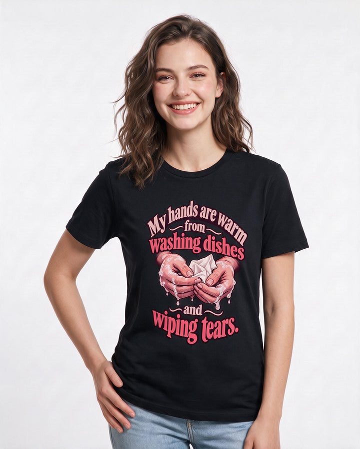 Grandparent Black T-Shirt for Women – Everyday Expression Graphic Tee product image 1