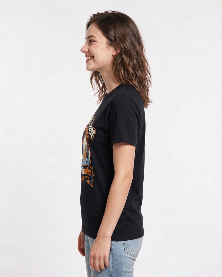Nurse Black T-Shirt for Women – Nursing Life Graphic Tee product image 2
