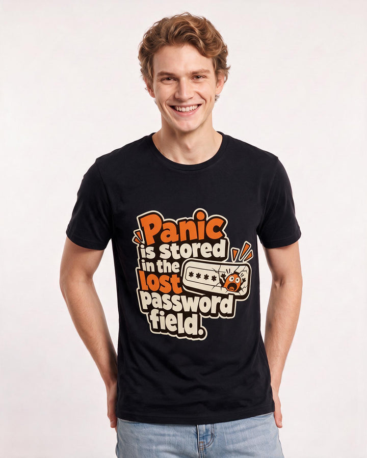 Meme Black T-Shirt for Men – Everyday Expression Graphic Tee product image 1
