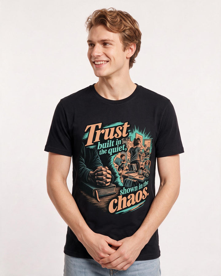 Christian Faith Black T-Shirt for Men – Everyday Expression Graphic Tee product image 1