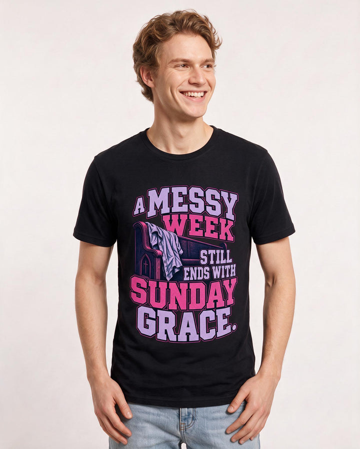 Christian Faith Black T-Shirt for Men – Everyday Expression Graphic Tee product image 1
