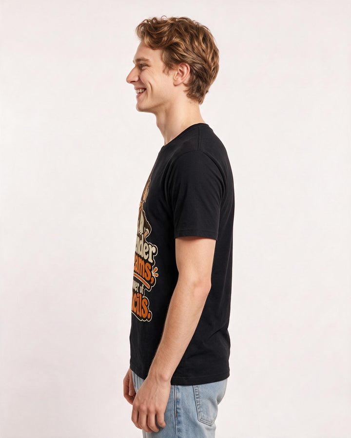 Teacher Black T-Shirt for Men – Everyday Expression Graphic Tee product image 2