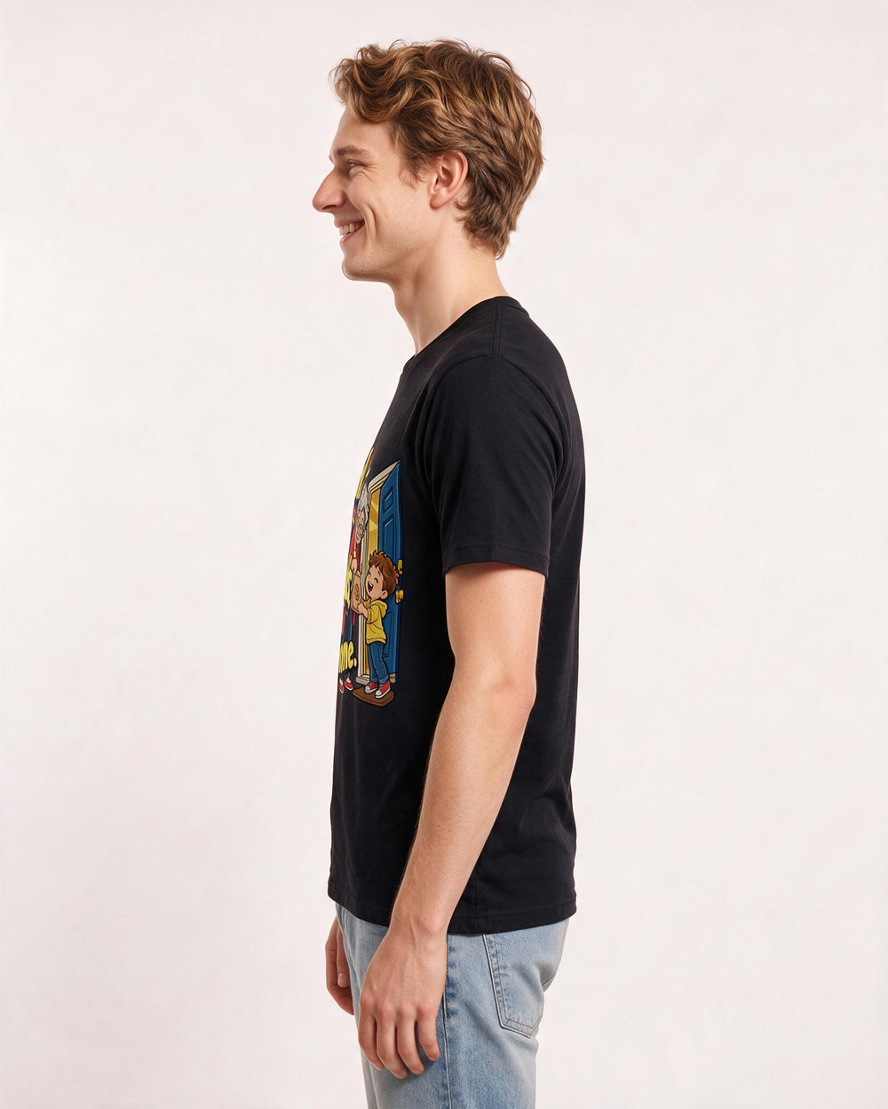 Grandparent Black T-Shirt for Men – Everyday Expression Graphic Tee product image 2