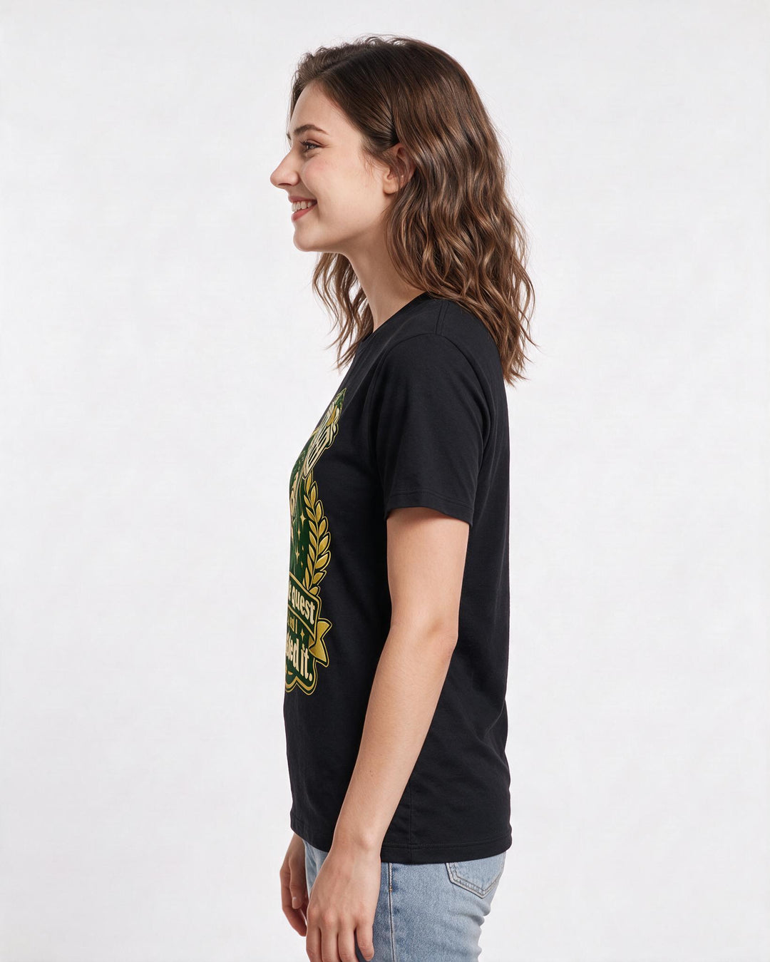 Gaming Black T-Shirt for Women – Game Night Graphic Tee product image 2