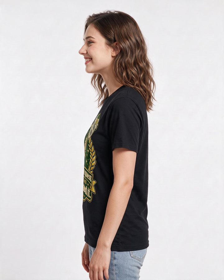 Gaming Black T-Shirt for Women – Game Night Graphic Tee product image 2