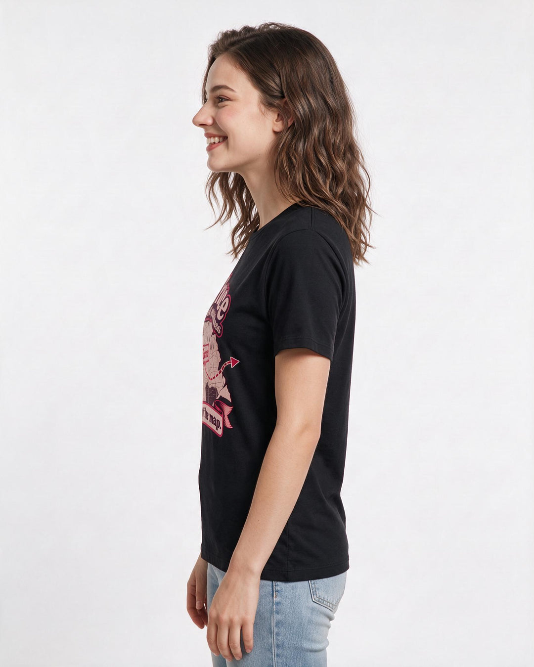 Christian Faith Black T-Shirt for Women – Everyday Expression Graphic Tee product image 2