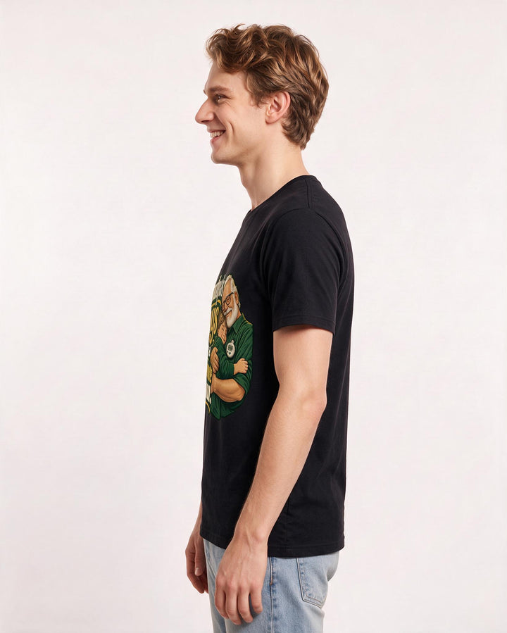 Grandparent Black T-Shirt for Men – Everyday Expression Graphic Tee product image 2