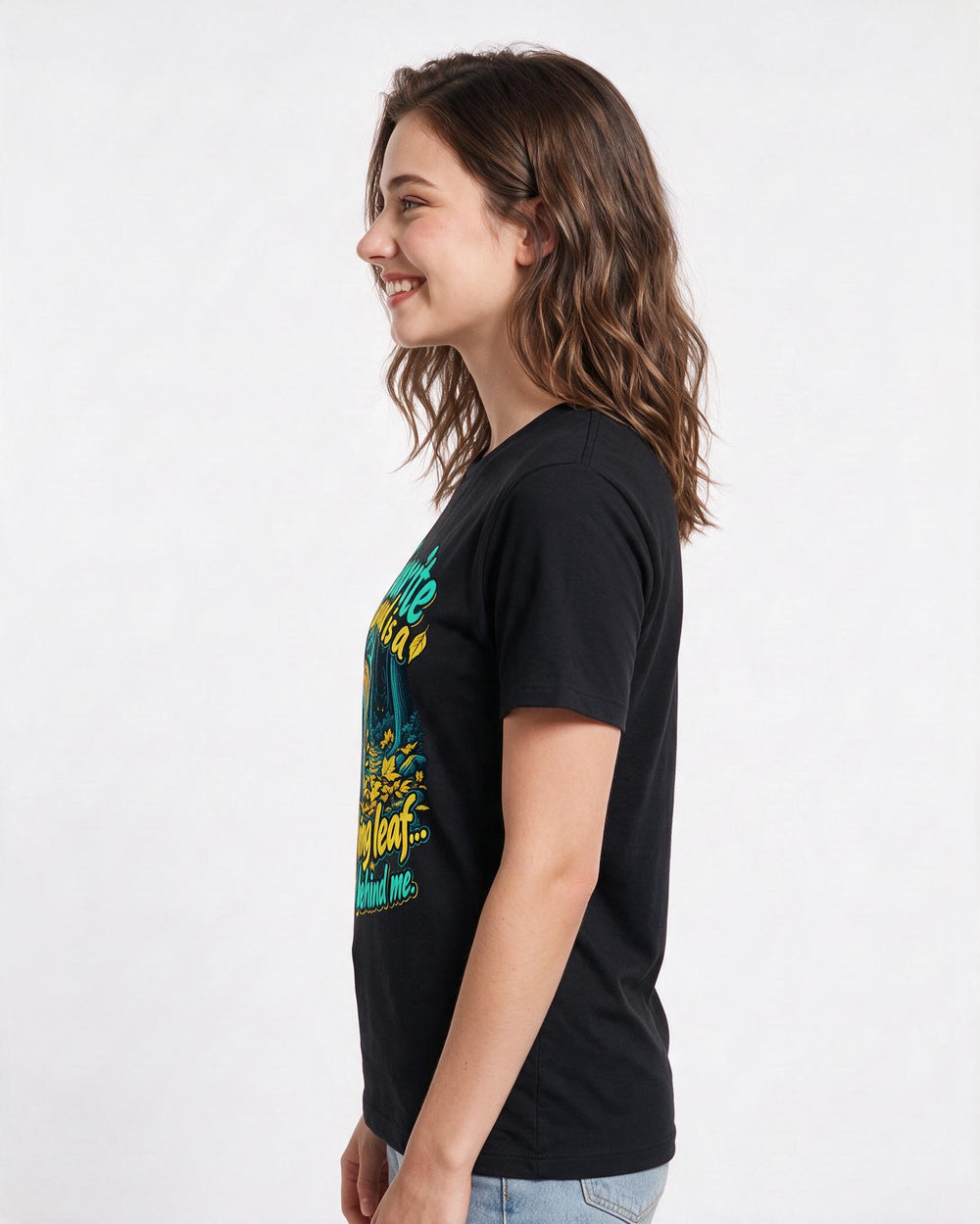Hunting Black T-Shirt for Women – Everyday Expression Graphic Tee product image 2
