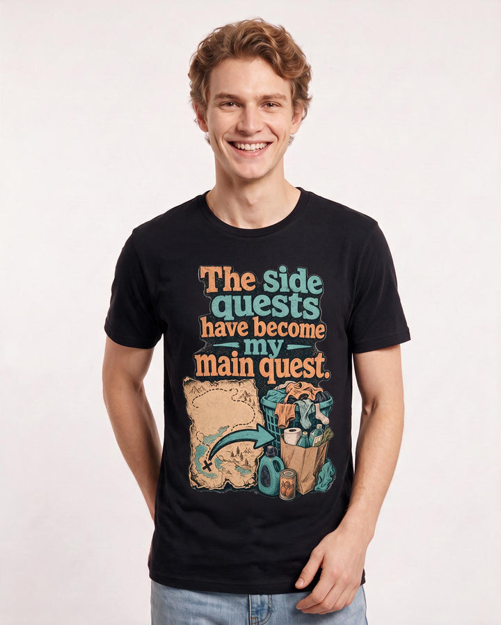 Gaming Black T-Shirt for Men – Game Night Graphic Tee product image 1