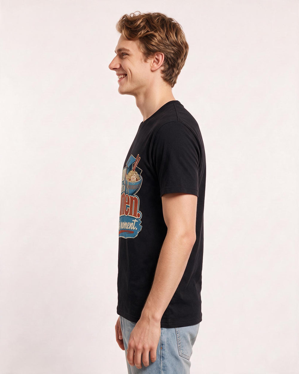 Graduation Black T-Shirt for Men – Everyday Expression Graphic Tee product image 2