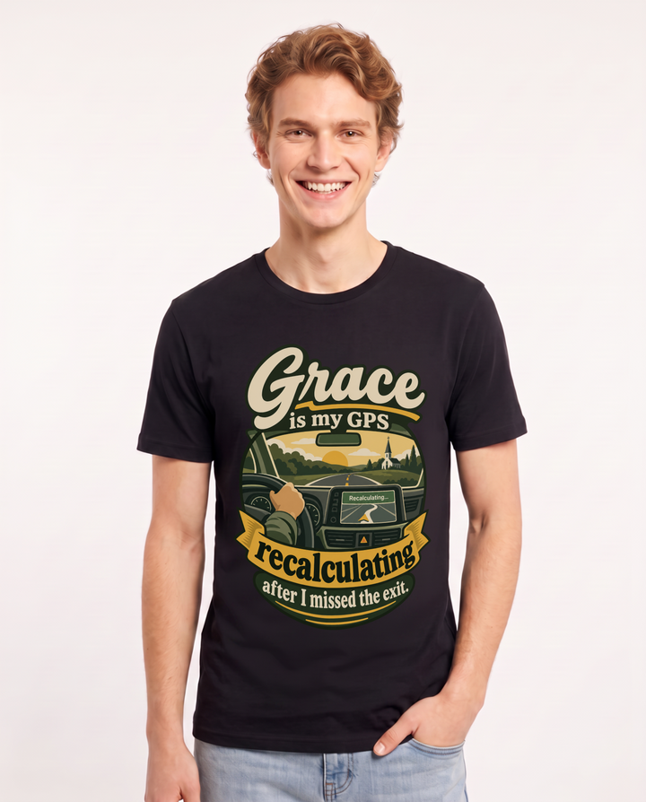 Christian Faith Black T-Shirt for Men – Everyday Expression Graphic Tee product image 3